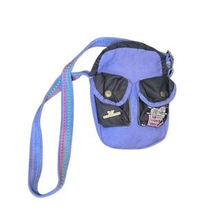 Vintage Old Cotton Cargo Crossbody Bag Military Utility Canvas Y2K Gorpcore